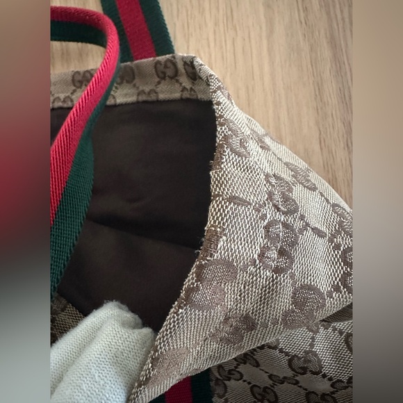 Gucci Cherry Line Canvas Tote Bag - Picture 13 of 17